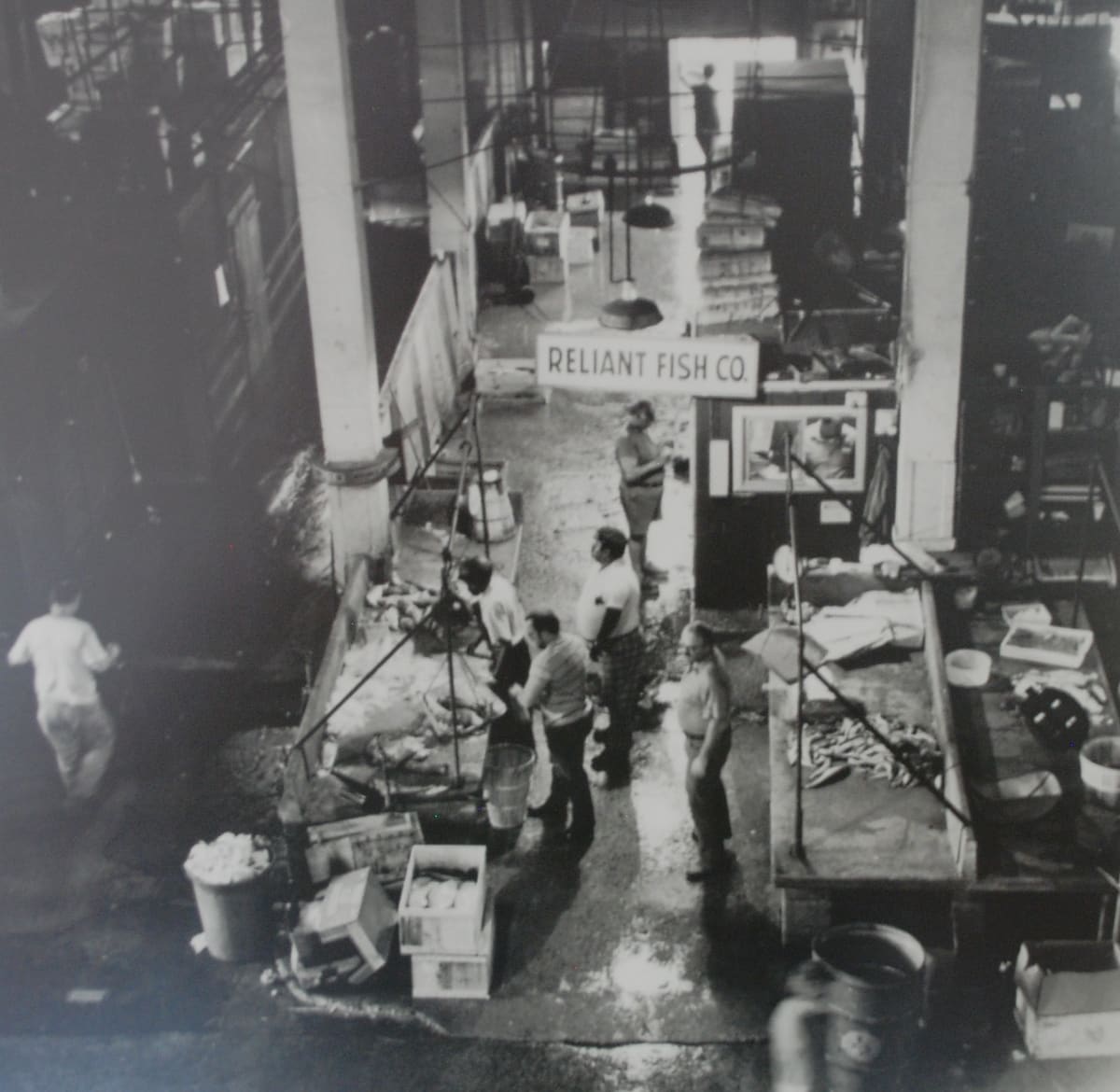 Archival photograph from Reliant Fish Company's history